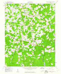 Johnsons Springs 1943 topographic map thumbnail