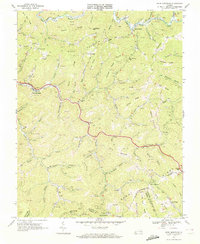 Keen Mountain 1968 topographic map thumbnail