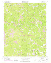 Keen Mountain 1968 topographic map thumbnail