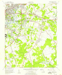 Kempsville 1955 topographic map thumbnail