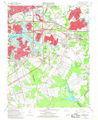Kempsville 1965 topographic map thumbnail