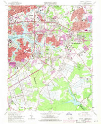 Kempsville 1965 topographic map thumbnail