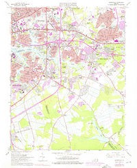 Kempsville 1965 topographic map thumbnail
