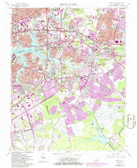 Kempsville 1965 topographic map thumbnail