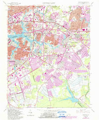 Kempsville 1965 topographic map thumbnail