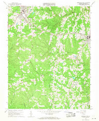 Kenbridge West 1966 topographic map thumbnail