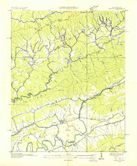 Keokee 1935 topographic map thumbnail