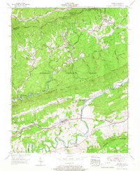 Keokee 1955 topographic map thumbnail