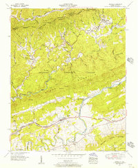 Keokee 1955 topographic map thumbnail