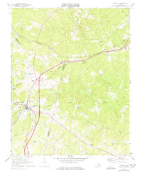 Keysville 1968 topographic map thumbnail