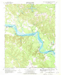 King And Queen Court House 1968 topographic map thumbnail