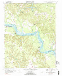 King And Queen Court House 1968 topographic map thumbnail