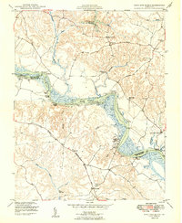 King And Queen 1949 topographic map thumbnail
