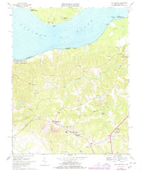 King George 1968 topographic map thumbnail