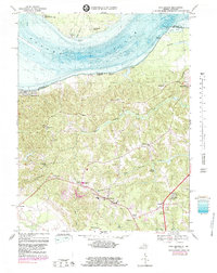 King George 1968 topographic map thumbnail
