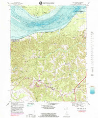 King George 1968 topographic map thumbnail