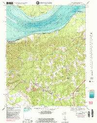 King George 1968 topographic map thumbnail