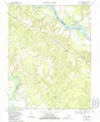 King William 1968 topographic map thumbnail