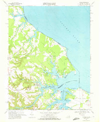 Kinsale 1968 topographic map thumbnail