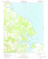 Kinsale 1968 topographic map thumbnail