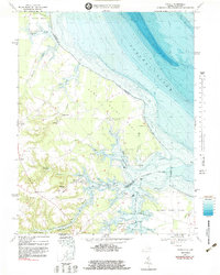 Kinsale 1968 topographic map thumbnail