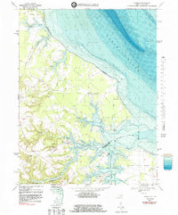 Kinsale 1968 topographic map thumbnail