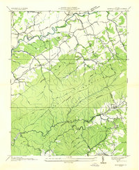 Konnarock 1935 topographic map thumbnail