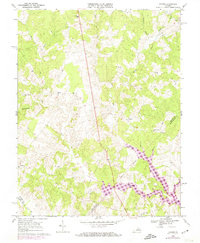 Lahore 1968 topographic map preview