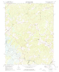 Lake Anna East 1973 topographic map thumbnail