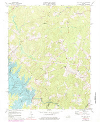 Lake Anna East 1973 topographic map thumbnail