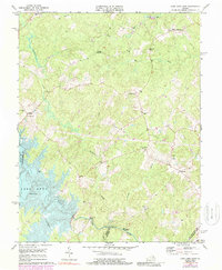 Lake Anna East 1973 topographic map thumbnail