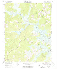 Lake Anna West 1973 topographic map thumbnail