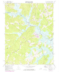 Lake Anna West 1973 topographic map thumbnail