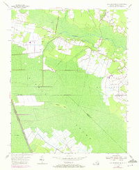 Lake Drummond SE 1954 topographic map thumbnail