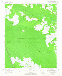 Lake Drummond SE 1954 topographic map thumbnail
