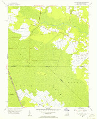 Lake Drummond SE 1954 topographic map thumbnail