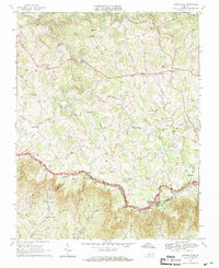 Laurel Fork 1968 topographic map thumbnail