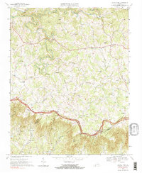 Laurel Fork 1968 topographic map preview