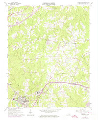Lawrenceville 1963 topographic map thumbnail
