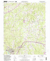 Lawrenceville 1997 topographic map thumbnail