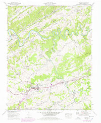 Lebanon 1958 topographic map thumbnail