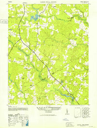 Lees Mill Pond 1952 topographic map thumbnail