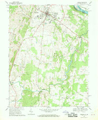 Leesburg 1968 topographic map thumbnail