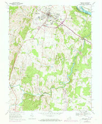 Leesburg 1968 topographic map thumbnail