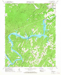 Leesville 1966 topographic map thumbnail