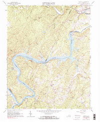 Leesville 1966 topographic map thumbnail