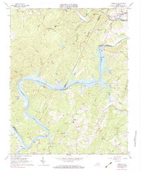 Leesville 1966 topographic map preview