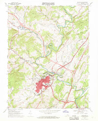 Lexington 1967 topographic map thumbnail