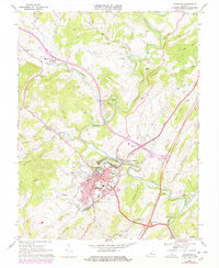 Lexington 1967 topographic map thumbnail