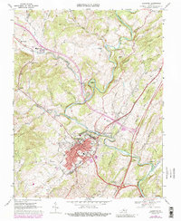 Lexington 1967 topographic map thumbnail
